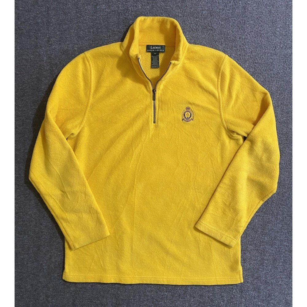Lauren Ralph Lauren Yellow Sweater Pullover Size M